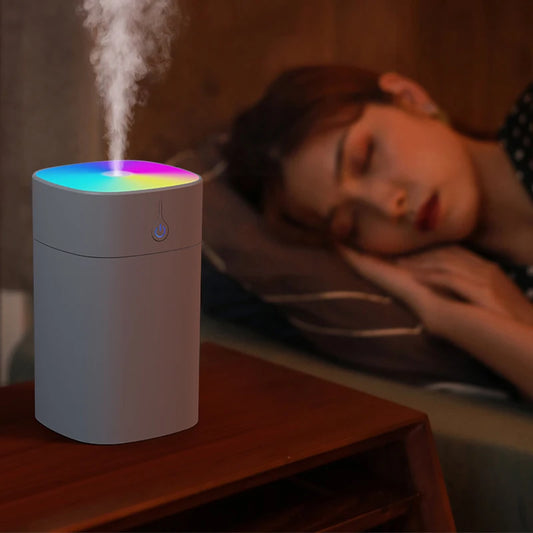 Aroma Diffuser for Essential Oils – 400ml Ultrasonic Cool Mist Humidifier & Night Light