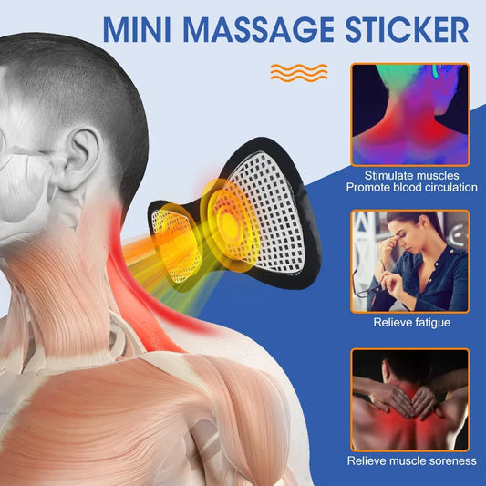 Portable EMS Neck Massager – Low Frequency Muscle Stimulator for Pain Relief & Recovery