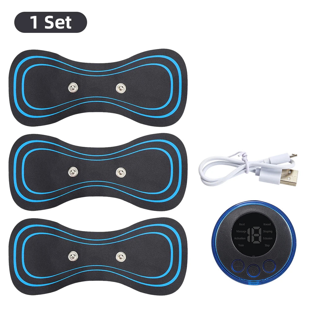 Portable EMS Neck Massager – Low Frequency Muscle Stimulator for Pain Relief & Recovery