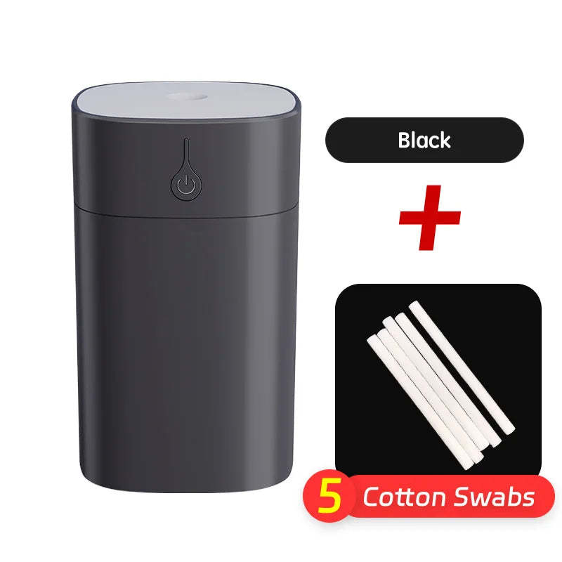 Aroma Diffuser for Essential Oils – 400ml Ultrasonic Cool Mist Humidifier & Night Light