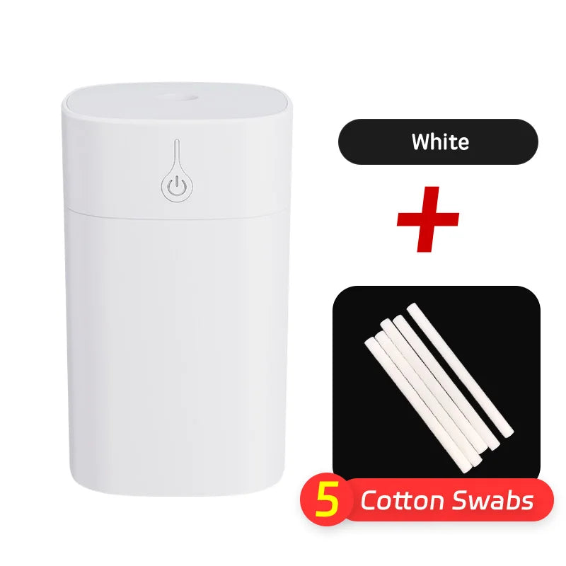 Aroma Diffuser for Essential Oils – 400ml Ultrasonic Cool Mist Humidifier & Night Light