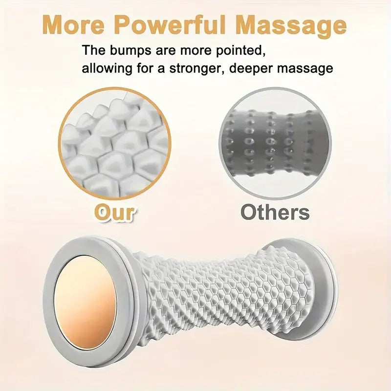 Foot Massager Roller – Plantar Fascia Relief with Acupressure Spikes for Muscle Relaxation