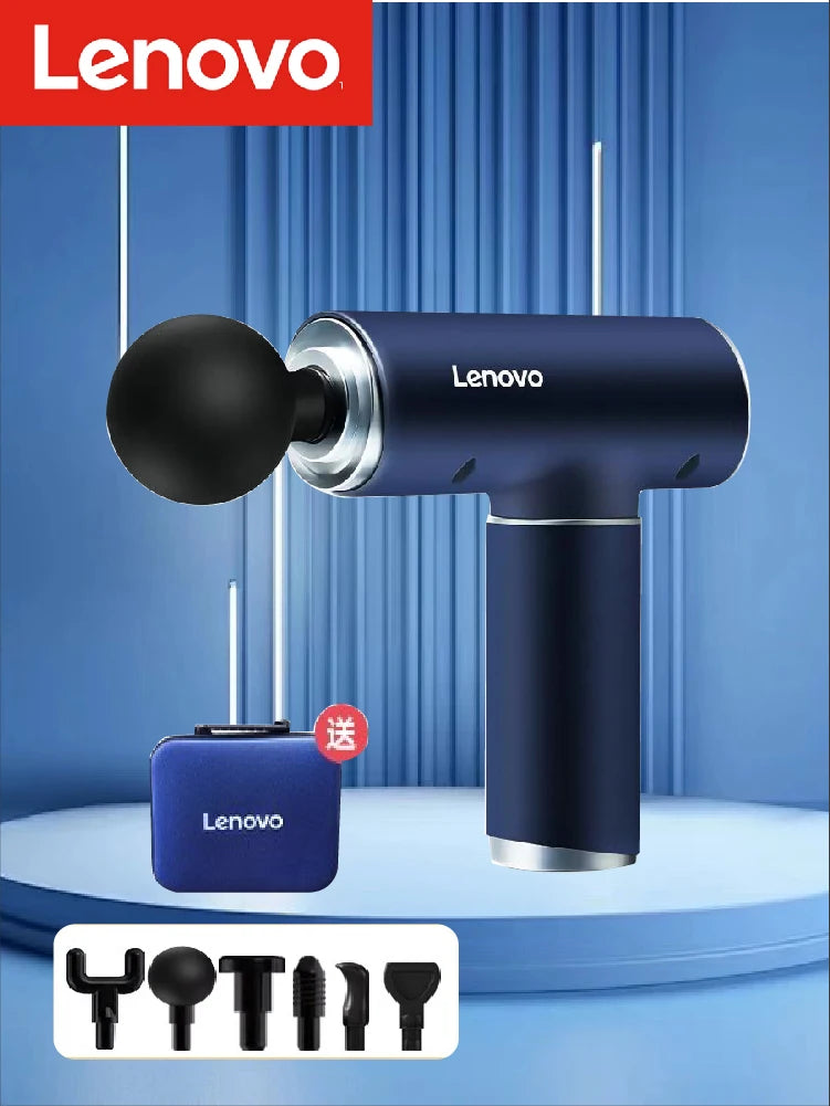 Lenovo Massage Gun Deep Tissue – Portable Percussion Massager for Pain Relief