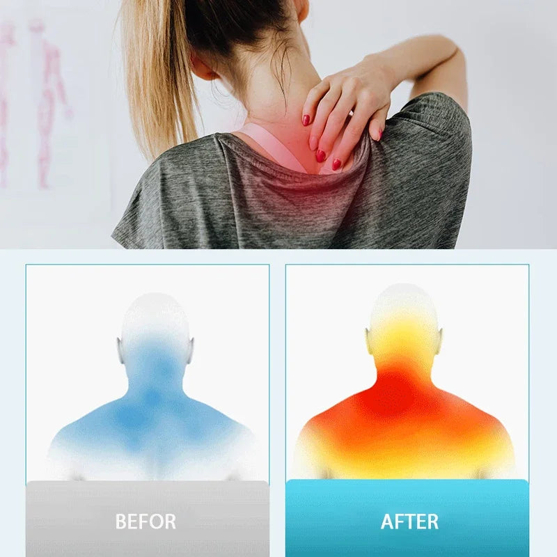 Multi-Functional Neck & Shoulder Massager with Heat – Deep Kneading Relief for Tired Muscles