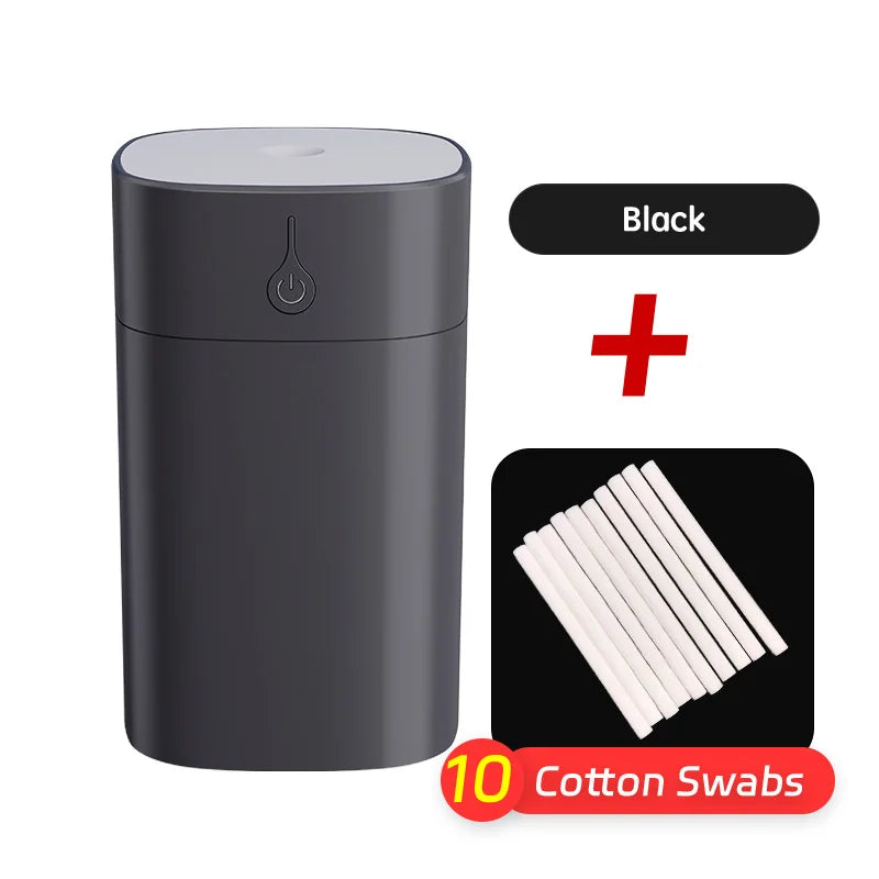 Aroma Diffuser for Essential Oils – 400ml Ultrasonic Cool Mist Humidifier & Night Light